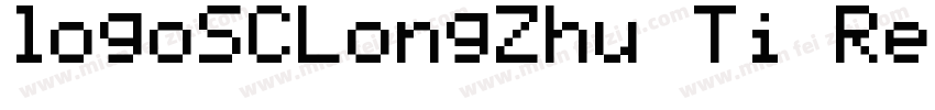 logoSCLongZhu Ti Regular字体字体转换